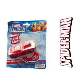 Spider-Man 2009 Marvel Heroes Sound and Light Marvel Hot Rodz NEW